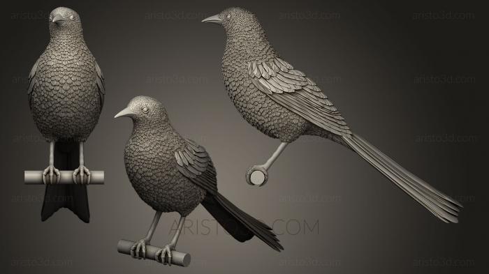 Bird figurines (STKB_0047) 3D model for CNC machine